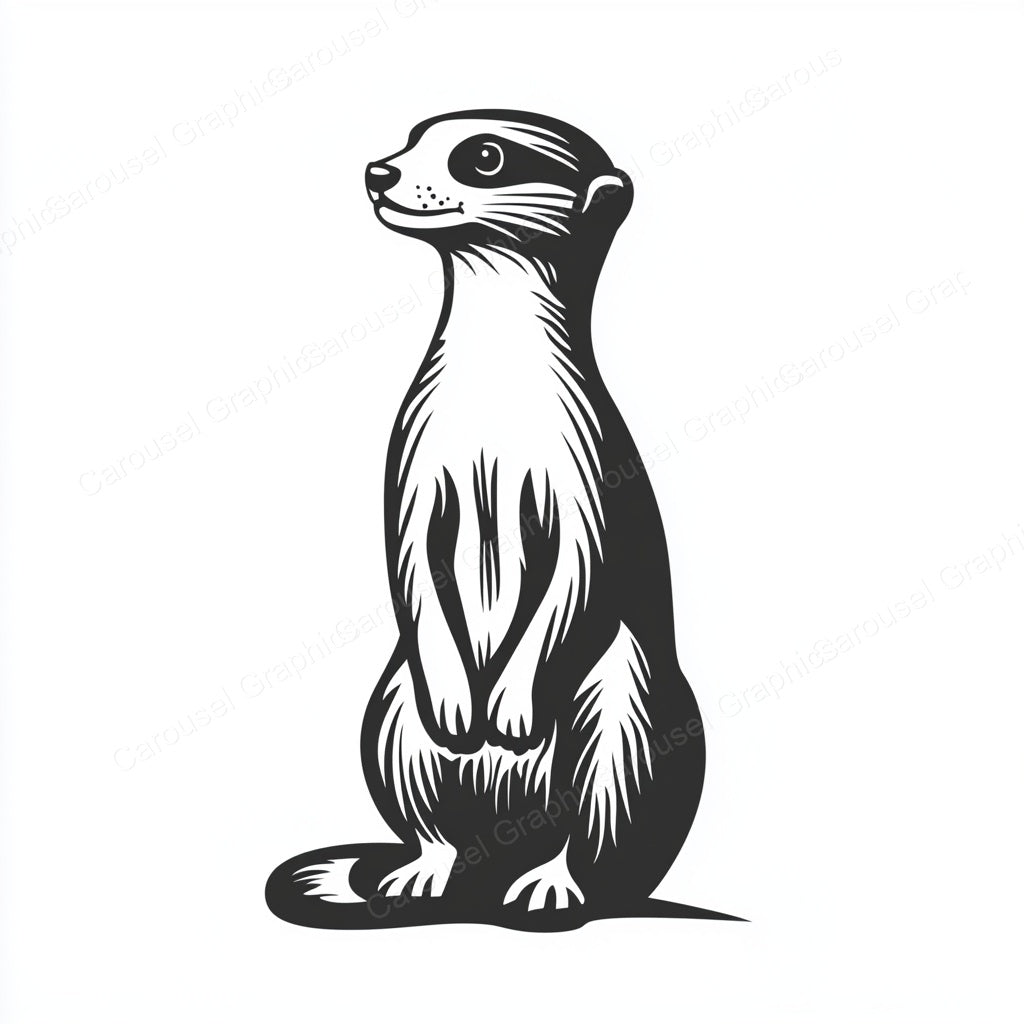 Meerkat Vector Graphic preview