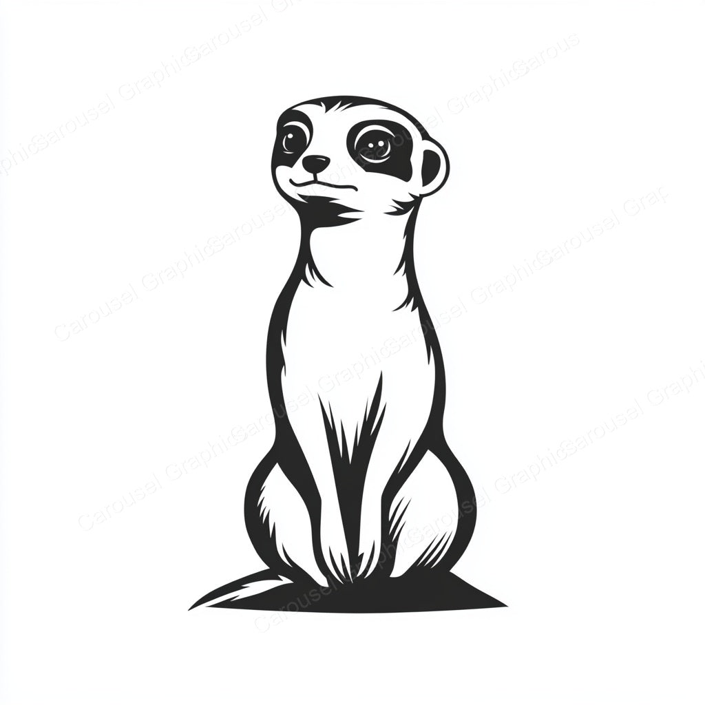 Meerkat Vector Graphic preview