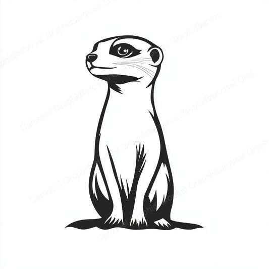 Meerkat Vector Graphic preview