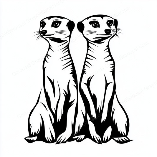 Meerkat Vector Graphic preview