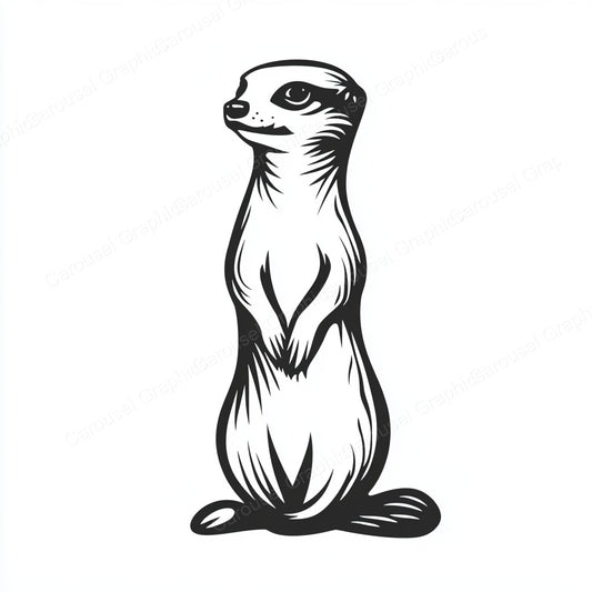 Meerkat Vector Graphic preview