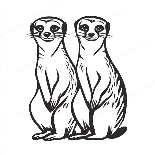 Meerkat Vector Graphic preview
