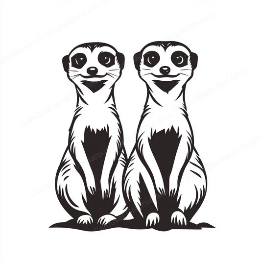 Meerkat Vector Graphic preview