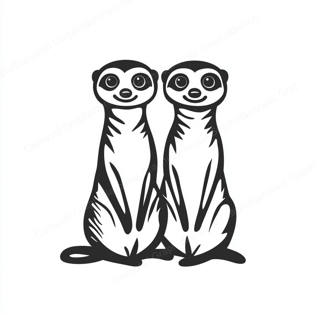 Meerkat Vector Graphic preview