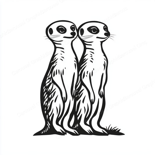 Meerkat Vector Graphic preview