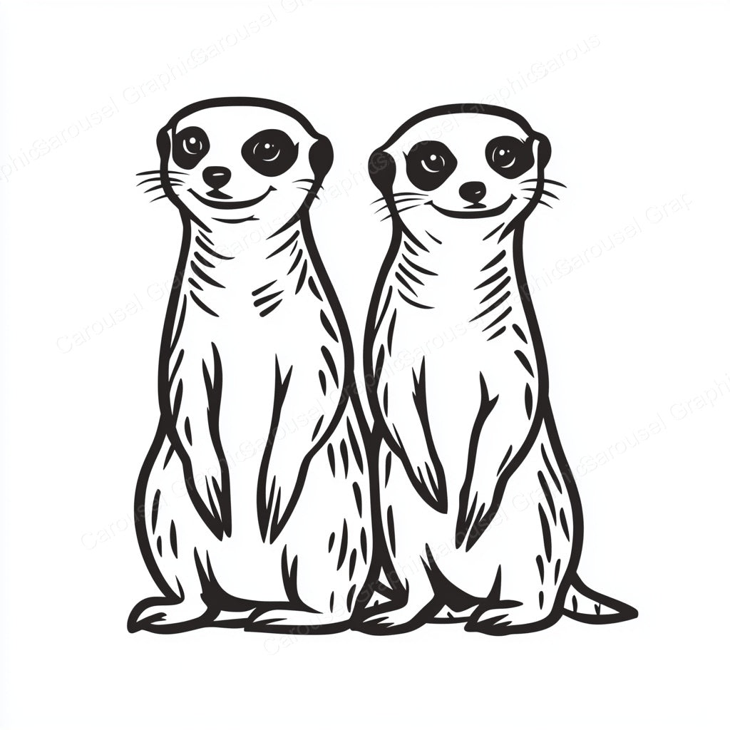Meerkat Vector Graphic preview