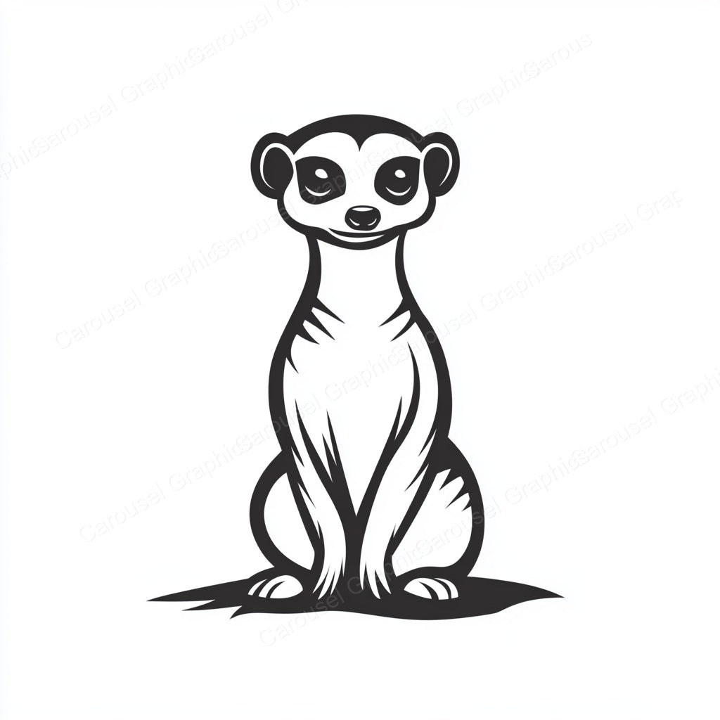 Meerkat Vector Graphic preview