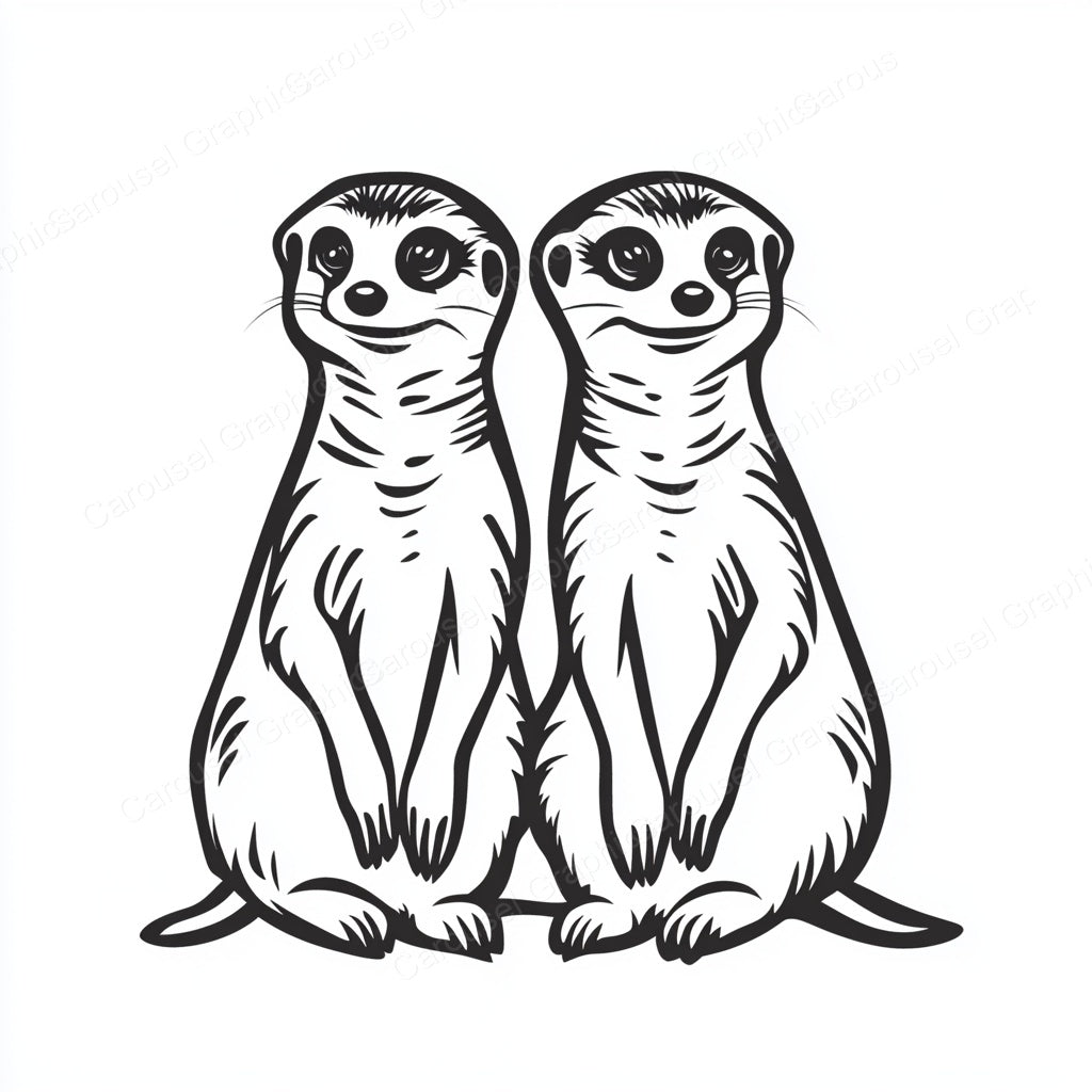 Meerkat Vector Graphic preview