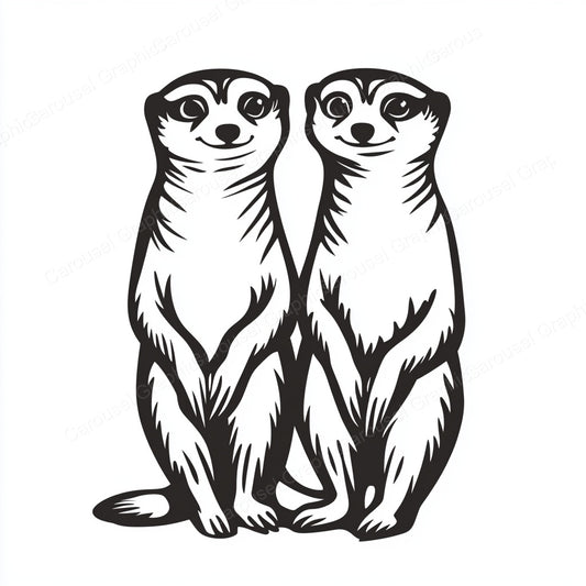 Meerkat Vector Graphic preview