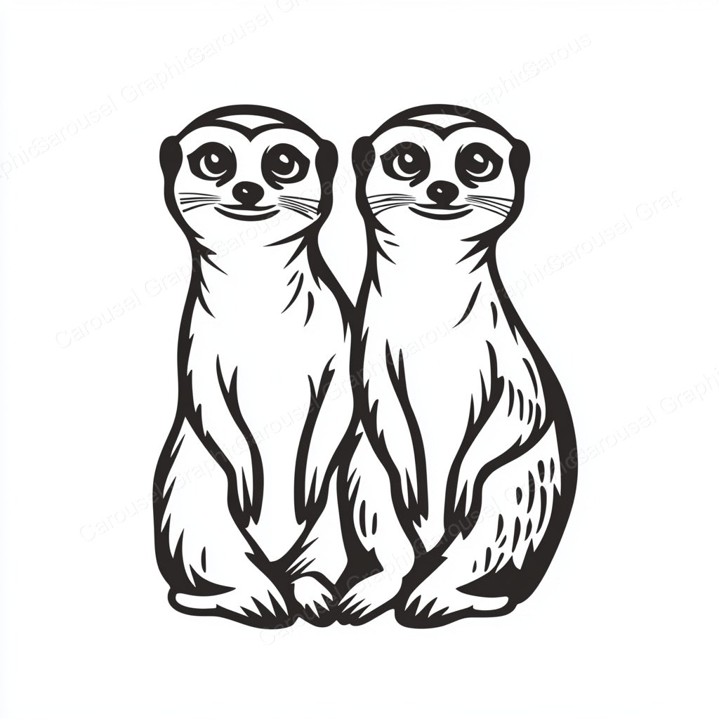 Meerkat Vector Graphic preview