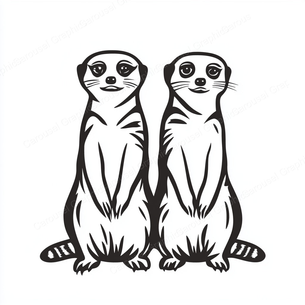 Meerkat Vector Graphic preview