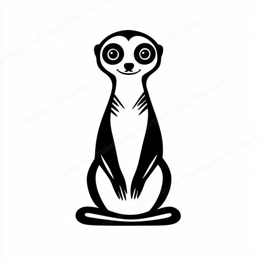 Meerkat Vector Graphic preview