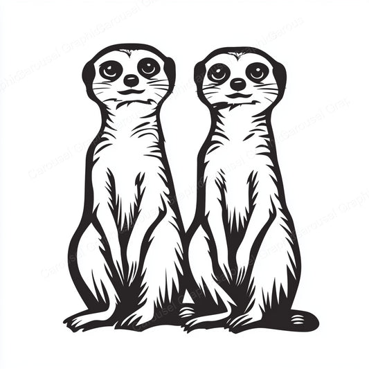 Meerkat Vector Graphic preview
