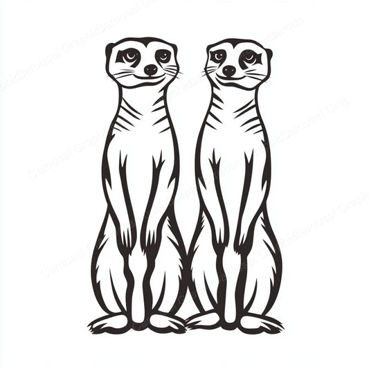 Meerkat Vector Graphic preview