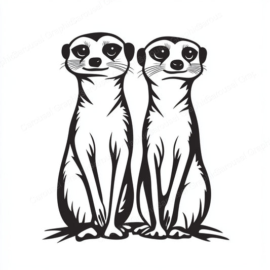 Meerkat Vector Graphic preview