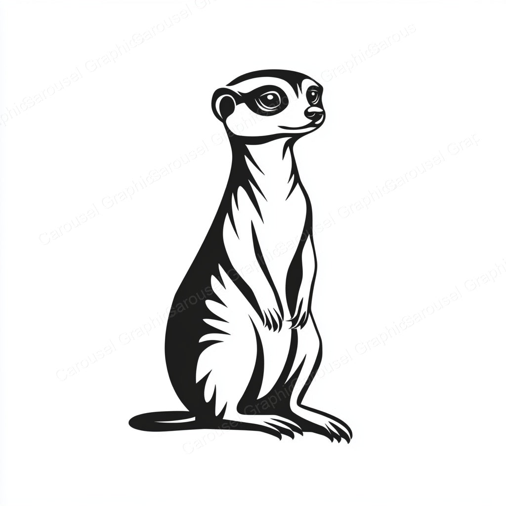 Meerkat Vector Graphic preview