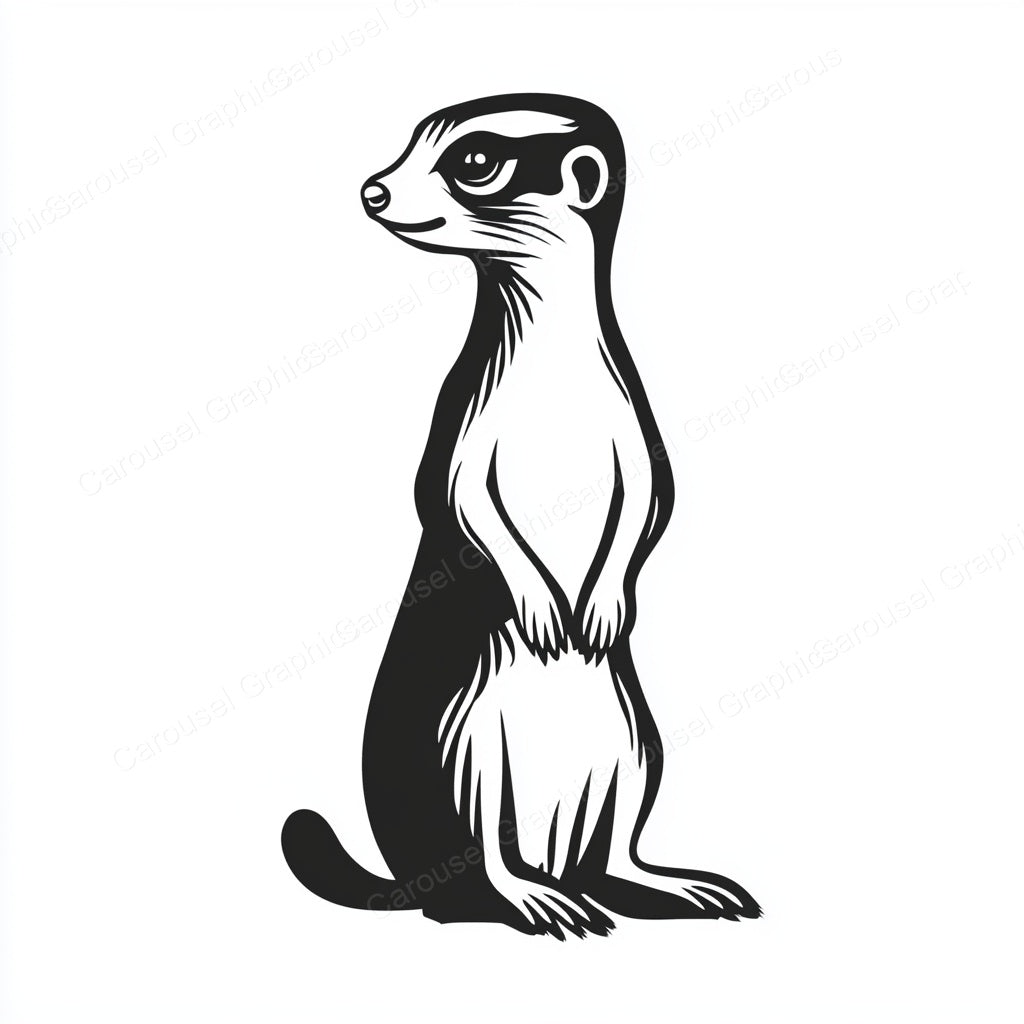 Meerkat Vector Graphic preview