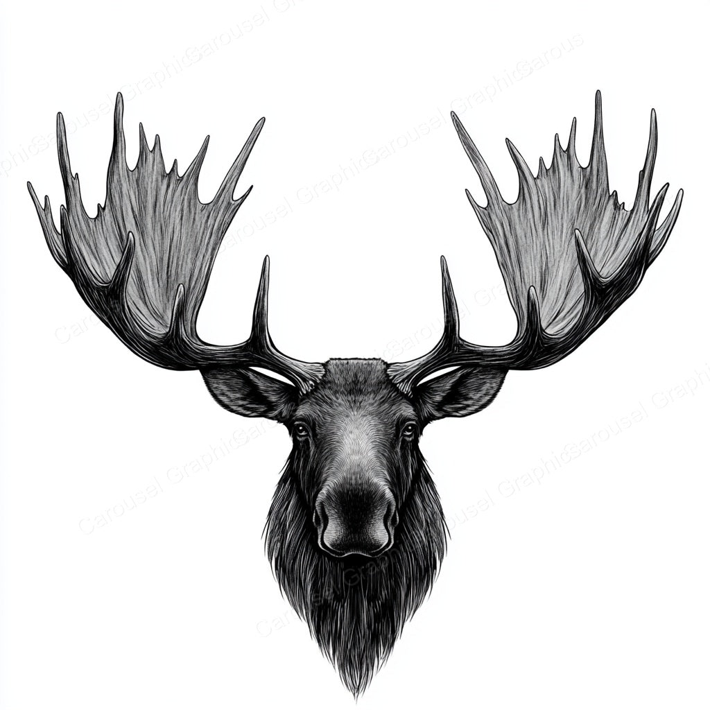 Moose Vector Graphic preview