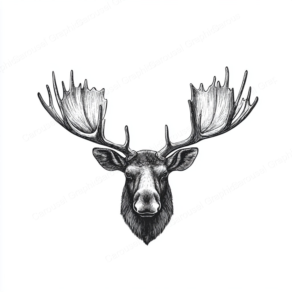 Moose Vector Graphic preview