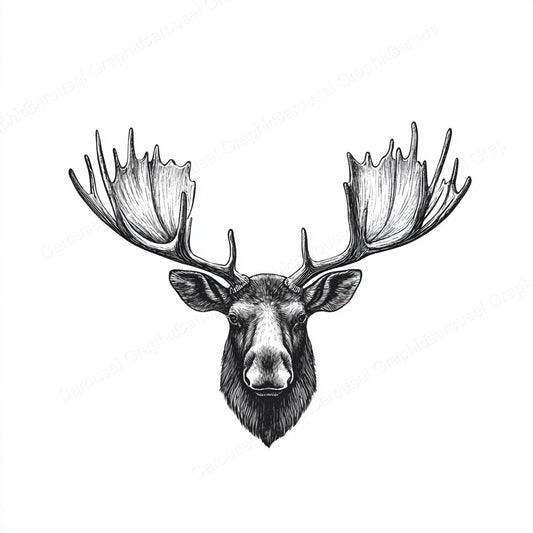 Moose Vector Graphic preview