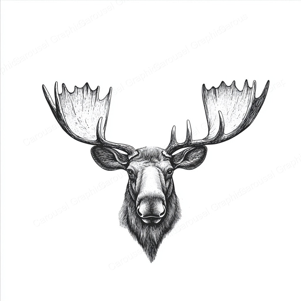 Moose Vector Graphic preview