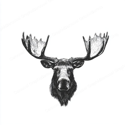 Moose Vector Graphic preview