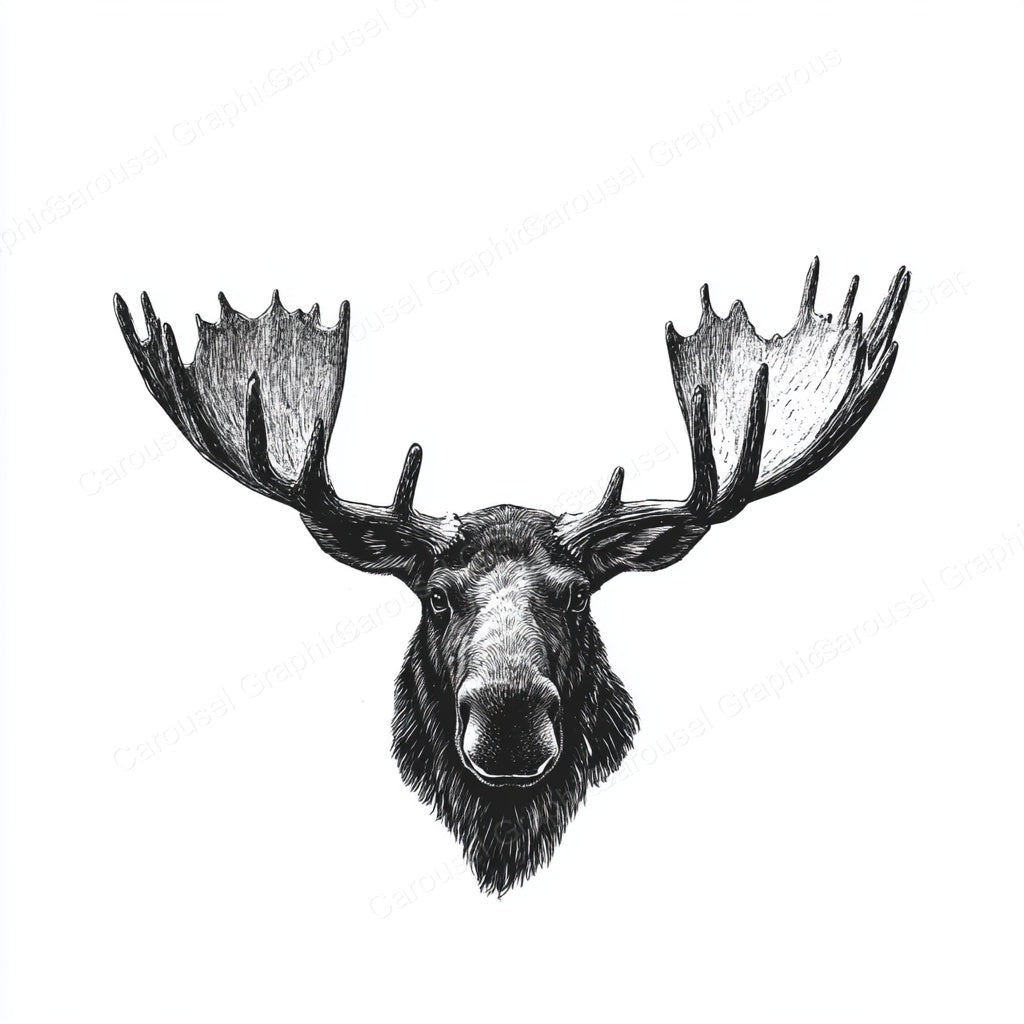 Moose Vector Graphic preview
