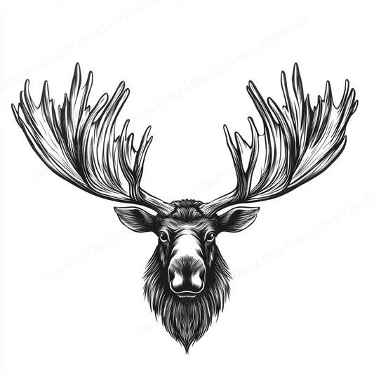 Moose Vector Graphic preview