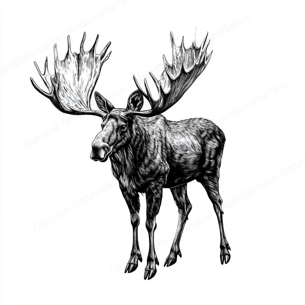 Moose Vector Graphic preview