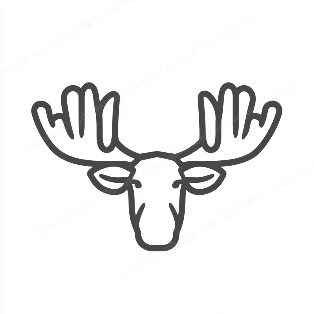 Moose Vector Graphic preview