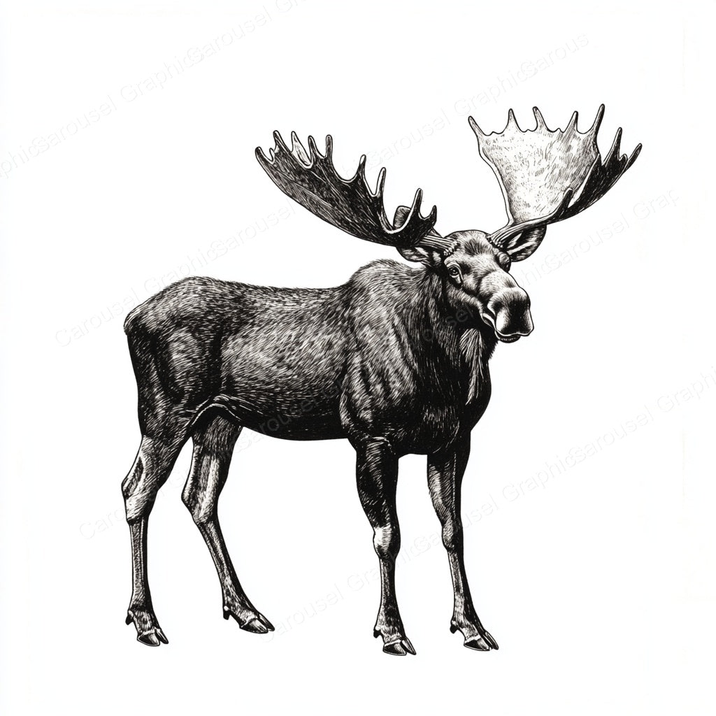 Moose Vector Graphic preview