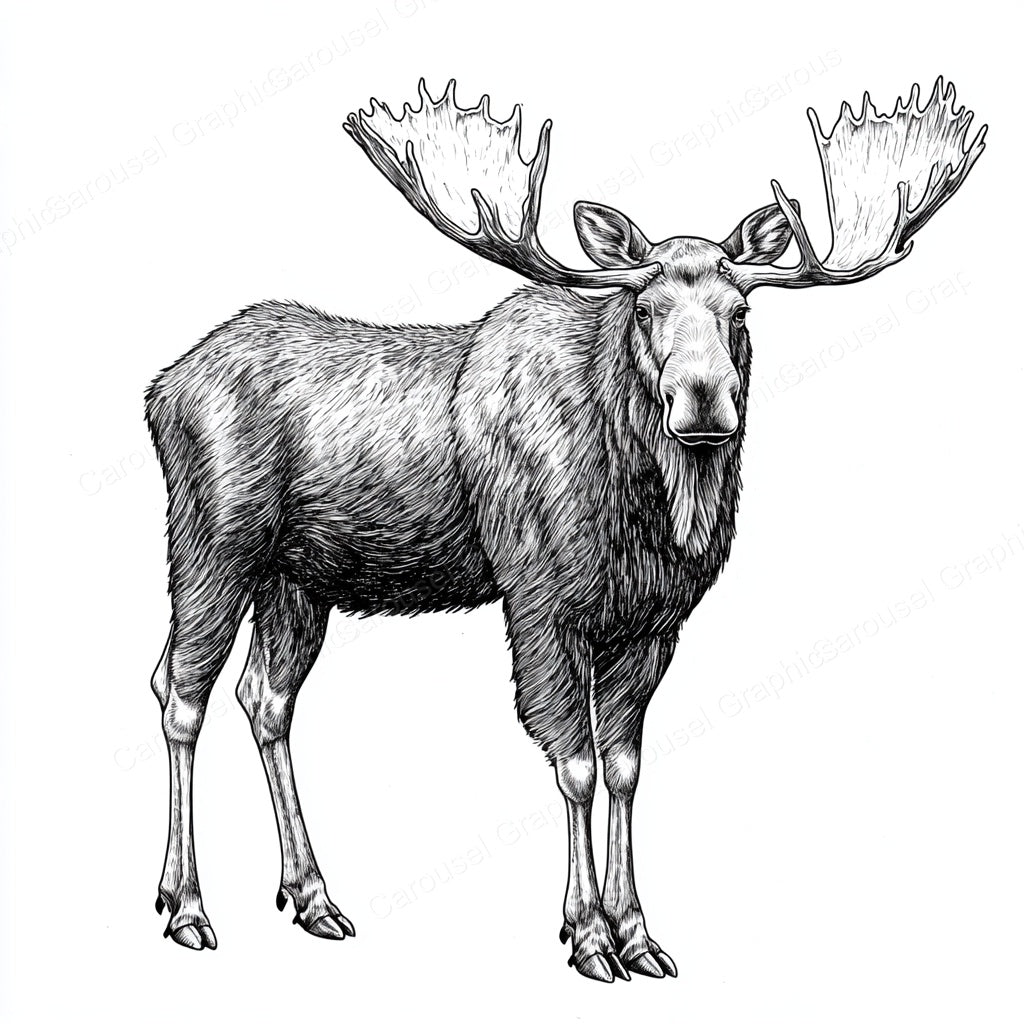 Moose Vector Graphic preview