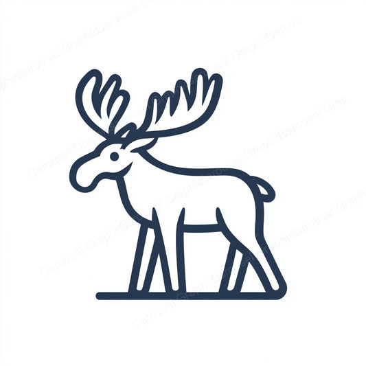 Moose Vector Graphic preview