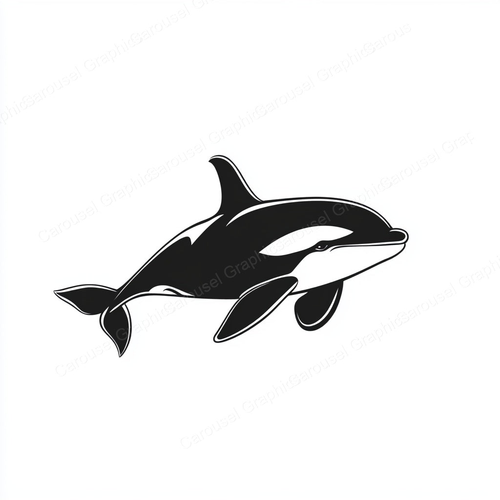 Orca Vector Graphic preview