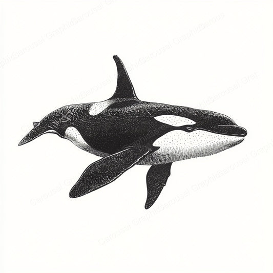 Orca Vector Graphic preview