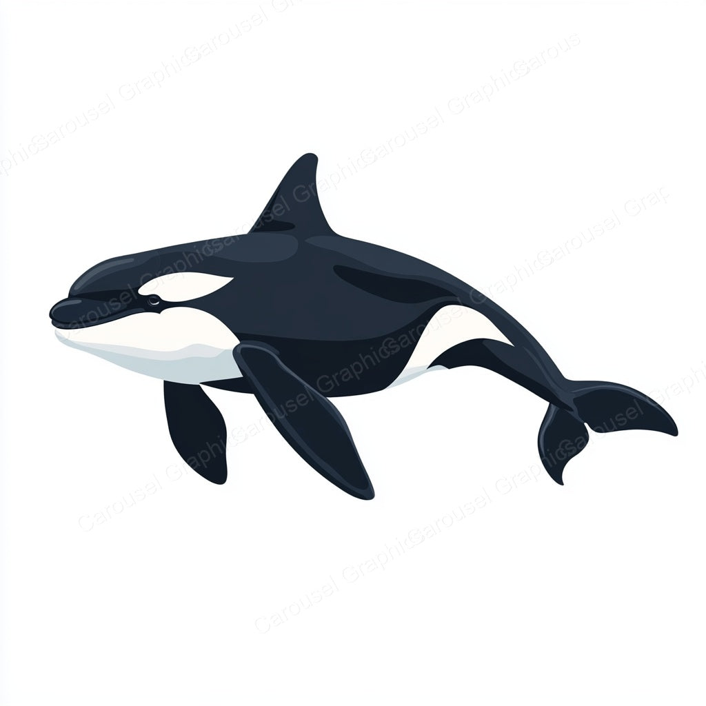 Orca Vector Graphic preview