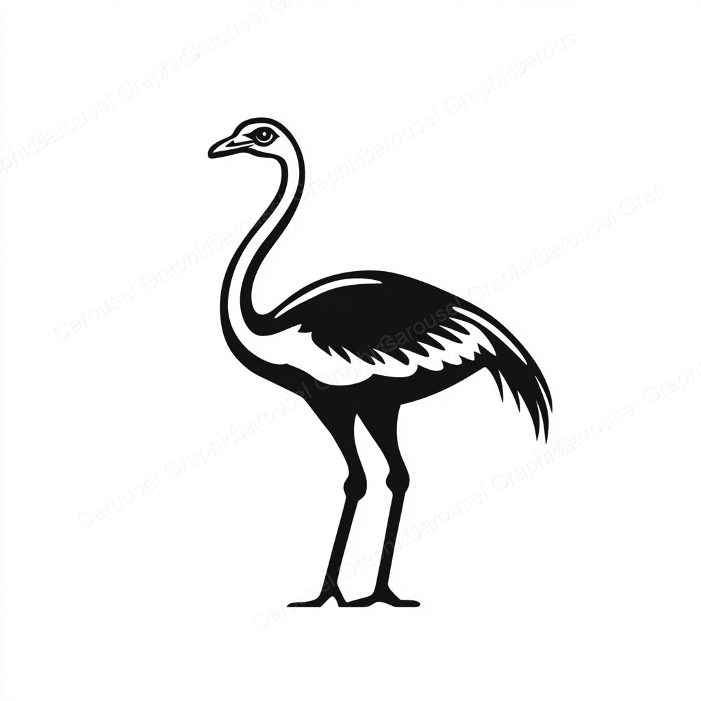 Ostrich Vector Graphic preview