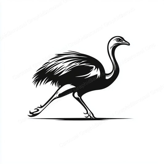 Ostrich Vector Graphic preview