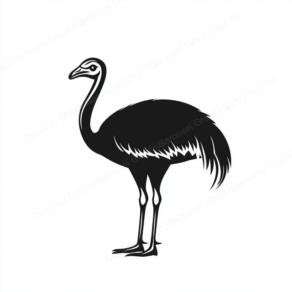 Ostrich Vector Graphic preview