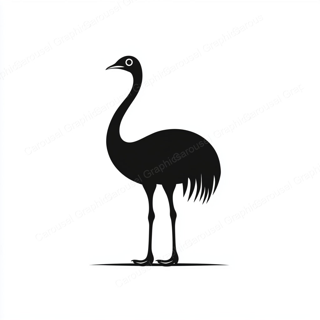 Ostrich Vector Graphic preview