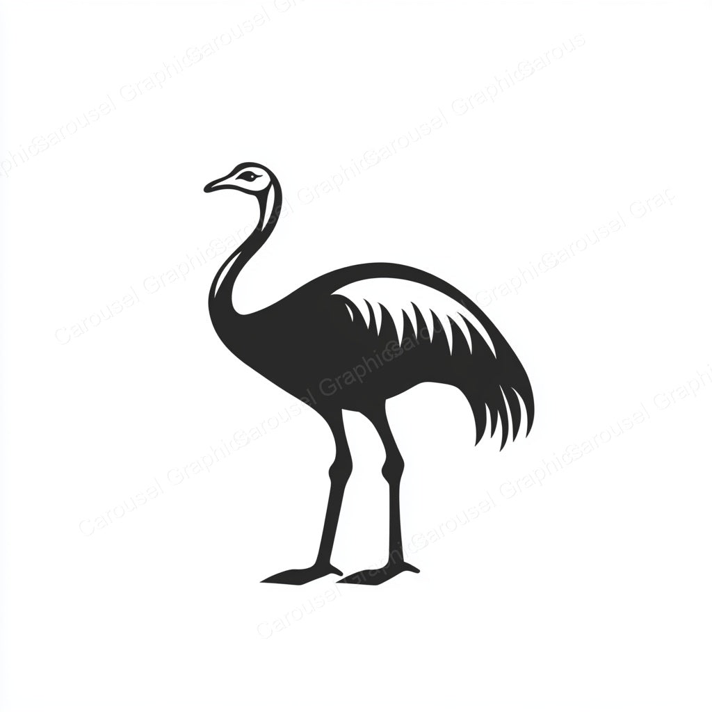 Ostrich Vector Graphic preview