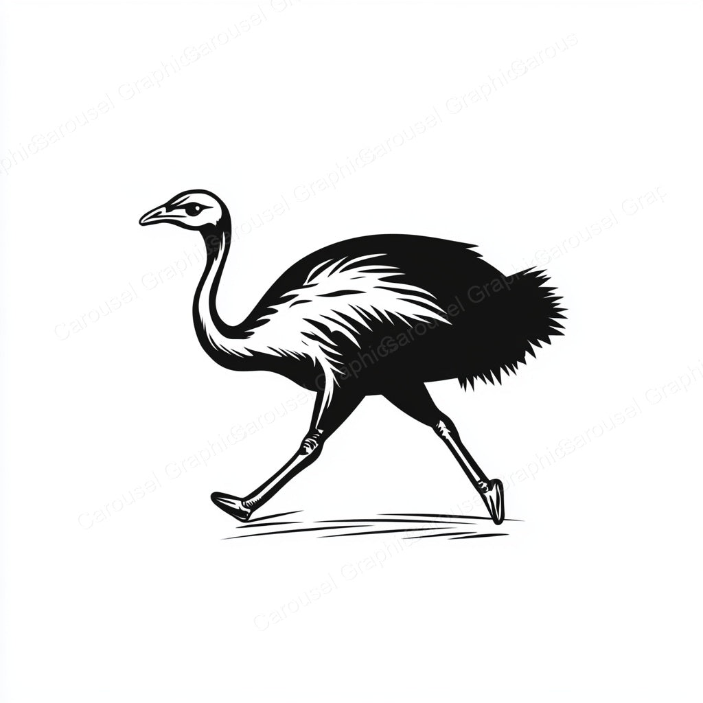 Ostrich Vector Graphic preview