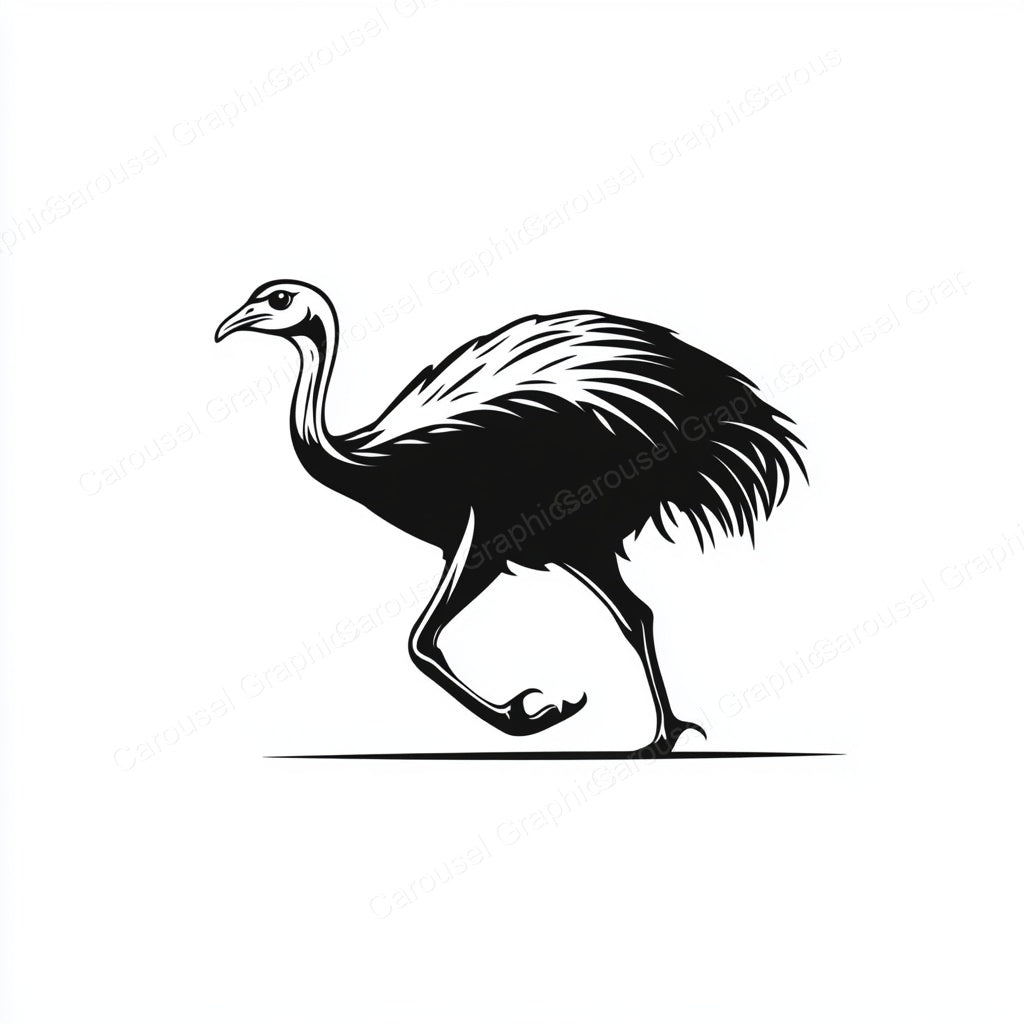 Ostrich Vector Graphic preview