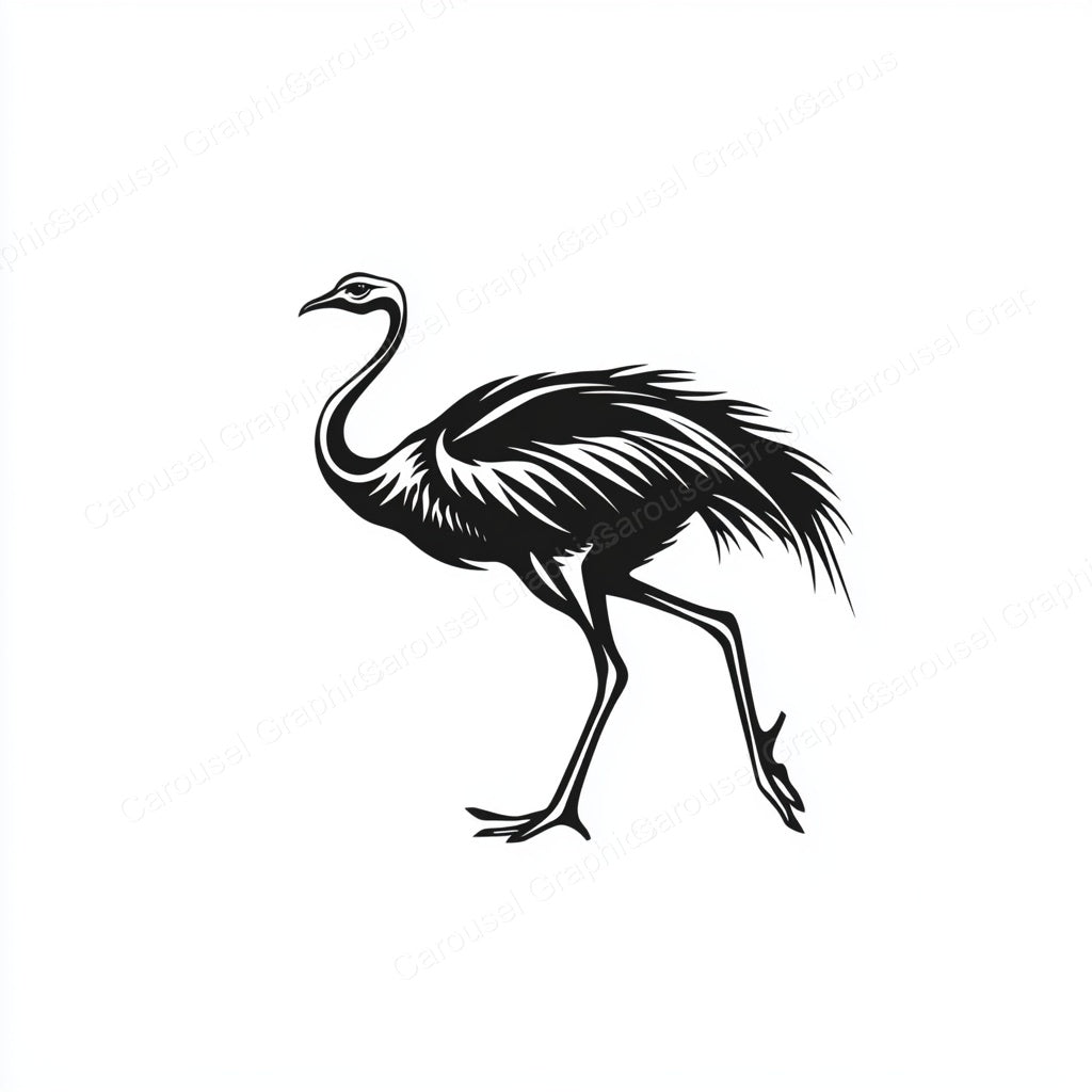 Ostrich Vector Graphic preview