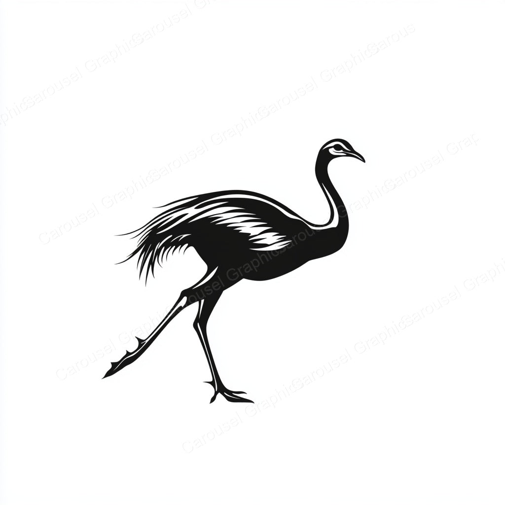 Ostrich Vector Graphic preview