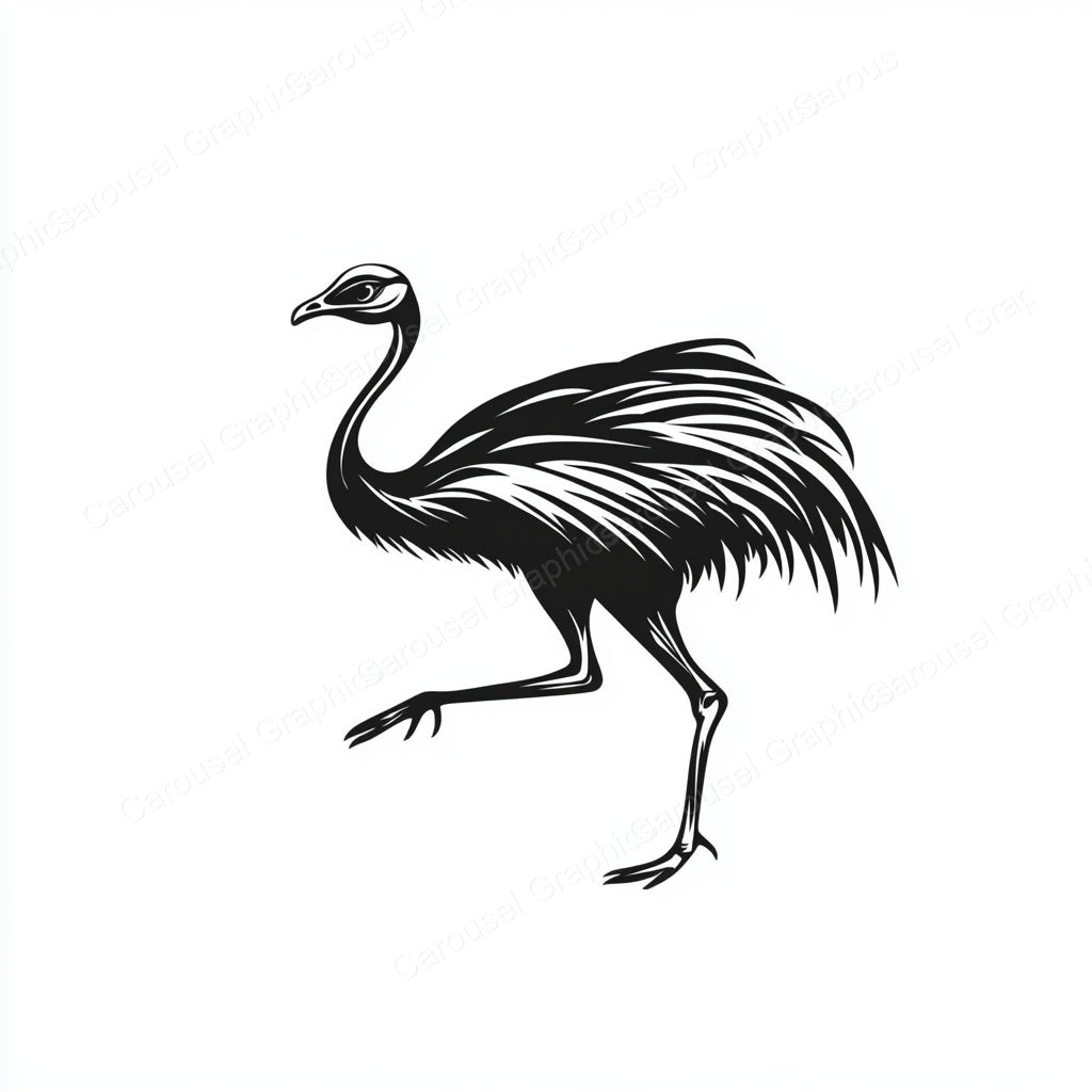 Ostrich Vector Graphic preview