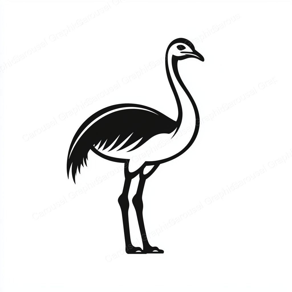 Ostrich Vector Graphic preview