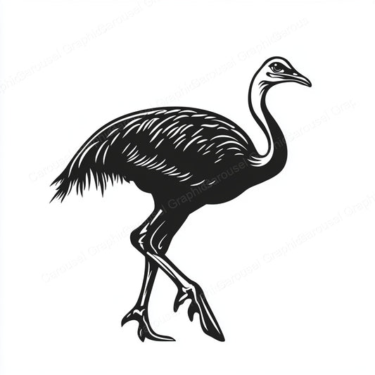 Ostrich Vector Graphic preview