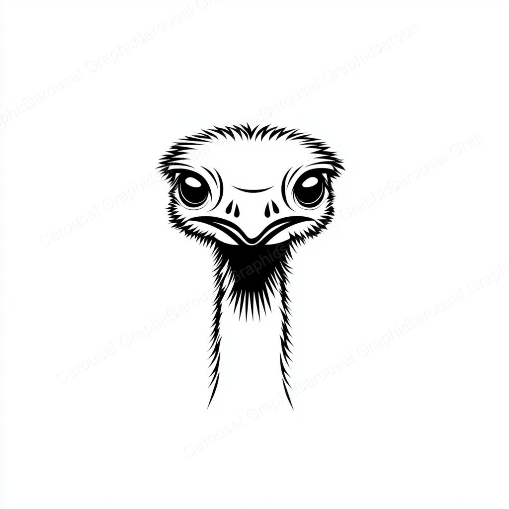 Ostrich Vector Graphic preview