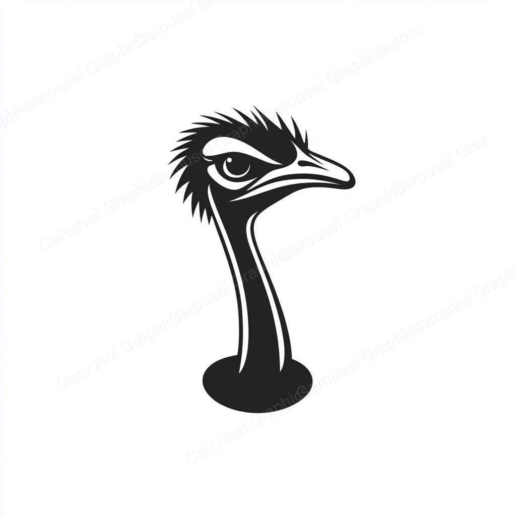 Ostrich Vector Graphic preview